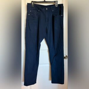 Men’s Buffalo David Bitton Dark Blue Archer Slim Stretch 5-Pocket Pants 34X32